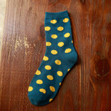 New Socks Women Female Girl Cotton Polka Dot Pattern Fashion Brand Crew Happy Funny Harajuku Novelty Design Calcetines Meias Sox