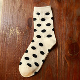 New Socks Women Female Girl Cotton Polka Dot Pattern Fashion Brand Crew Happy Funny Harajuku Novelty Design Calcetines Meias Sox
