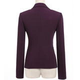 New slim women blazers and jackets OL 2016 winter Fashion formal work long sleeve outerwear office plus size ladies blazer