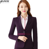New slim women blazers and jackets OL 2016 winter Fashion formal work long sleeve outerwear office plus size ladies blazer