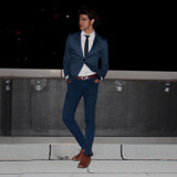 New Slim Fit Casual jacket Cotton Men Blazer Jacket Single Button Gray Mens Suit Jacket 2016 Autumn Patchwork Coat Male Suite