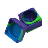 New silicone Wax Container 60ml Cube Silicon dab tool storage Dab oil Jars Concentrate Case for slick oil/butane oil/herb/hash