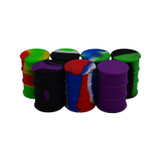 New silicone Wax Container 26ml oil barrel Silicon dab tool storage oil Jars Concentrate Case for slick oil/hash/butane oil