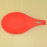 New Silicone Spoon Insulation Mat Rest Spatula Holder Heat Resistant Placemat Fork Pad Tray Kitchen Tools Coaster