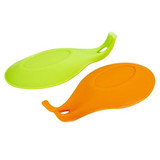 NEW Silicone Heat Resistant Spoon Fork Mat Rest Utensil Spatula Holder Kitchen Tool