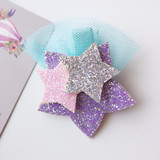 New Shining Dimensional Unicorn Star Girls Hair Clips Kids Hairpins Barrettes Children Hair Accessories