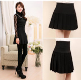 New Sexy Women Skirt Fashion Fall Winter Skirts Plus Size XL High Waist Skirt Black Skater Skirt For Women