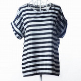 New Sexy Women Colorful Birds Chiffon shirt Batwing Loose Blouse Casual Tops #00225