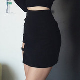 New Sexy Spy Skirts Women Asymmetrical High Waist Mini Skirt Saias Fashion Ladies Irregular Package Hip Party Club Skirts Jupe