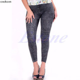 NEW Sexy Leggings Women Jean Skinny Jeggings Stretchy Slim Leggings Fashion Skinny Pants