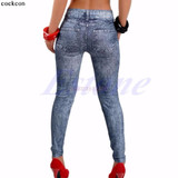 NEW Sexy Leggings Women Jean Skinny Jeggings Stretchy Slim Leggings Fashion Skinny Pants