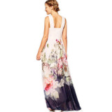 New Sexy Dresses Women Floral Summer Beach BOHO Party Evening Long Chiffon Dress Sundress