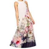 New Sexy Dresses Women Floral Summer Beach BOHO Party Evening Long Chiffon Dress Sundress
