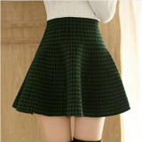 New Sex 2018 Summer Skirts Womens Knitted Skirt High Waist Pleated mini Skirt Casual Elastic Flared Skirt Female