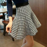 New Sex 2018 Summer Skirts Womens Knitted Skirt High Waist Pleated mini Skirt Casual Elastic Flared Skirt Female