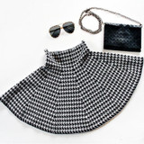 New Sex 2018 Summer Skirts Womens Knitted Skirt High Waist Pleated mini Skirt Casual Elastic Flared Skirt Female