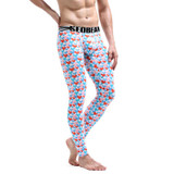 New SEOBEAN man's Long Iohns print underwear comfortable underwear themal cotton Leggings warm male fashion sexy Long Johns