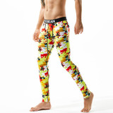 New SEOBEAN 2017 Winter Underwear Mens Warm Thermal Cotton Long Johns Underpants Flowers Fashion Thermal