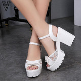 New Sandals Women Fashion Women Sandals Summer Shoes woman Open Toe Sandals Thick Heel High-heeled Bowtie Women's Shoes X258