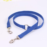 New Safety pet leash Collar for Dog Neck Strap Dog Coupler Twin Lead 2 Way Pet Dogs cats Walk Leash Splitter Nylon Free Shipping