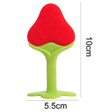 New Safety Fruit Shape Baby Teether Baby Teething Toys Food Grade Silicone Teether Baby Dental Care Strengthening Tooth Training