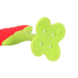 New Safety Fruit Shape Baby Teether Baby Teething Toys Food Grade Silicone Teether Baby Dental Care Strengthening Tooth Training