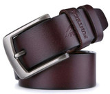 FUNTEKS 100% cowhide genuine leather belts for men luxury brand designer men's pin buckle belt men high quality FUNTEKS 100% cowhide genuine leather belts for men luxury brand designer men's pin buckle belt men high quality