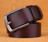 FUNTEKS 100% cowhide genuine leather belts for men luxury brand designer men's pin buckle belt men high quality FUNTEKS 100% cowhide genuine leather belts for men luxury brand designer men's pin buckle belt men high quality