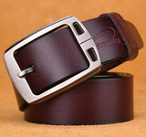 FUNTEKS 100% cowhide genuine leather belts for men luxury brand designer men's pin buckle belt men high quality FUNTEKS 100% cowhide genuine leather belts for men luxury brand designer men's pin buckle belt men high quality