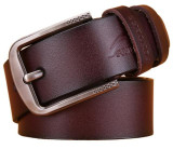 FUNTEKS 100% cowhide genuine leather belts for men luxury brand designer men's pin buckle belt men high quality FUNTEKS 100% cowhide genuine leather belts for men luxury brand designer men's pin buckle belt men high quality