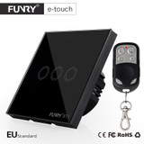 FUNRY EU Standard 3 Gang Remote Switch, Smart Control On-off for Smart Home, Smart Wall Switch,Smart Lamp Switch,Light Switch