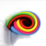 Funny Pet Dog Toy Silicone Flying Disc Tooth Resistant Play Frisbee Tide Training Equipment Toys Dog Playing Toys