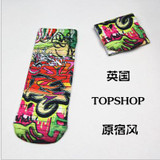 Funny 3D Printed Cotton Skeleton Socks Bone Short Women Socks Terror Novelty Socks Animal Cat Cute Funny Low Cut Ankle Socks Men