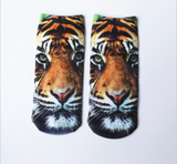 Funny 3D Printed Cotton Skeleton Socks Bone Short Women Socks Terror Novelty Socks Animal Cat Cute Funny Low Cut Ankle Socks Men