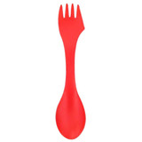 Fruit fork Portable scoop Fork Knife Creative forks 6Pcs Camping Hiking Utensils Spork Combo Gadget Cutlery Travel Color Random