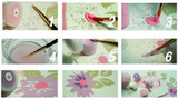 from the digital unique Home Decor new gifts Frameless diy oil painting Magnolia flower bird acrylic paint wall painting tower
