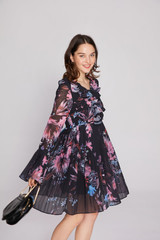 Frill Detail Floral Dress F7SDRL11016