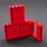 Friend MOC City Mini Building Blocks window DIY Blocks Baseplate Small Bricks Base toys for children