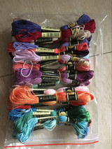 JCS CXC threads Choose Any Thread Code From 447 Colors Freely 50 Pieces Of Thread Cross Stitch Thread---Similar With DMC