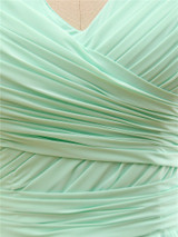 JC&STAR Custom Color Mint Green Navy Blue Long Chiffon A Line Pleated Bridesmaid Dress 2017 cheap bridesmaid dresses under 50 JC&STAR Custom Color Mint Green Navy Blue Long Chiffon A Line Pleated Bridesmaid Dress 2017 cheap bridesmaid dresses under 50