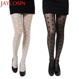 JAYCOSIN Polka Dot Tights Women Lace Pantyhose Drop Shipping
