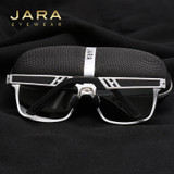 JARA Men's Aluminum Polarized Mens Sunglasses Mirror Sun Glasses Square Goggle Eyewear Accessories For Men Female 6560 JARA Men's Aluminum Polarized Mens Sunglasses Mirror Sun Glasses Square Goggle Eyewear Accessories For Men Female 6560