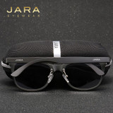 JARA Brand Unisex Aluminum Square Men's Polarized Mirror Sun Glasses Female Eyewears Accessories Sunglasses For Men 8154