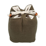 Japanese Style Portable Travel Tea Set Teaware Storage Bag For 1 Teapot 3 Teacup / 4 Tea Cups Outdoor Quick Cup Handbag Package