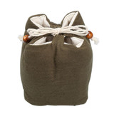 Japanese Style Portable Travel Tea Set Teaware Storage Bag For 1 Teapot 3 Teacup / 4 Tea Cups Outdoor Quick Cup Handbag Package