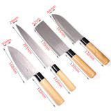 Japanese kitchen knife, Sushi &amp; Sashimi Chef Knife, Set of 4
