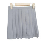 Japanese high school student girl cute kawaii classical pleated skirt Macaron color cosplay high waist school uniform skirt