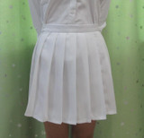 Japanese high school student girl cute kawaii classical pleated skirt Macaron color cosplay high waist school uniform skirt