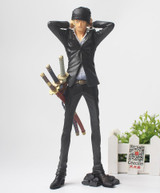 Japanese Anime One Piece ZORO Figurine Roronoa Zoro pvc Action Figure Model Toys 26cm