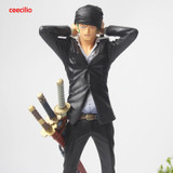 Japanese Anime One Piece ZORO Figurine Roronoa Zoro pvc Action Figure Model Toys 26cm